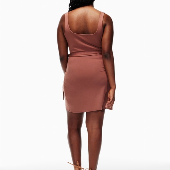 Aritzia Wilfred Saturn Mini Wrap Dress small - Picture 8 of 9